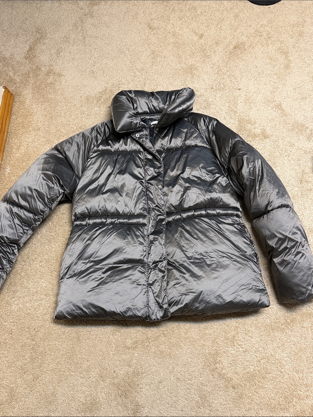 Classic Women's Black Puffer Jacket - Lightweight Insulated Coat